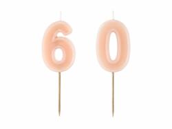 Geburtstagskerzen Rosa Set 6 & 0