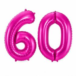 60 Geburtstag Ballon Set 6 & 0 Pink