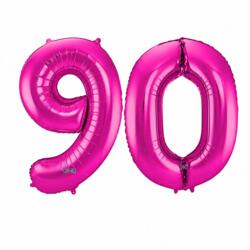 90 Geburtstag Ballon Set 9 & 0 Pink