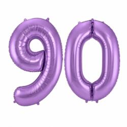 90 Geburtstag Ballon Set 9 & 0 Lila 86cm