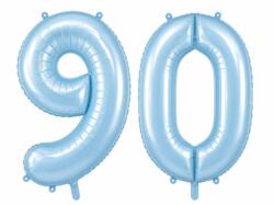 Zahlenballon 90 Hellblau - Set 9 & 0