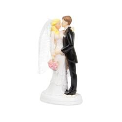Hochzeitsfigur küssendes Paar