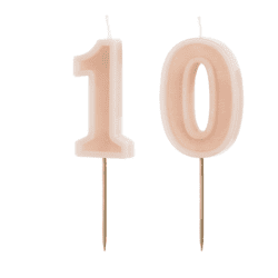 1 Geburtstag Geburtstagskerzen Helles Rosa