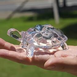 Mini Kristall-Schildkröte – Glücksbringer aus Glas