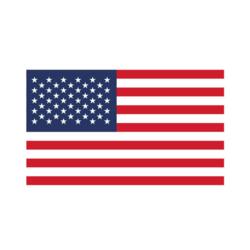 Bügelbild USA Flagge