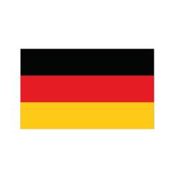 Bügelbild Deutschland Flagge