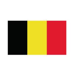 Bügelbild Belgien Flagge