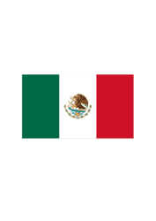 Bügelbild Mexiko Flagge