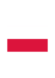Bügelbild Polen Flagge