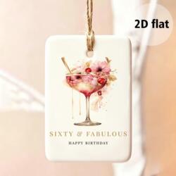 Geschenkanhänger Sixty & Fabulous