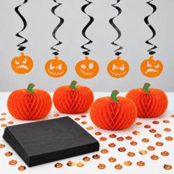 Set de déco de porte Halloween – Sorcière, toile d’araignée & mini-araignées