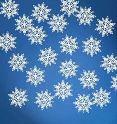 Winter Deko Weiße Schneeflocke-Konfetti