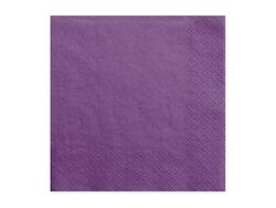 Serviettes violet 33 cm