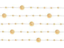 Guirlande de perles dorées