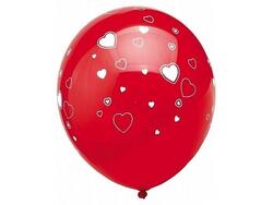 Valentinstag Dekoration, Valentinstag Dekor, Rote Herz Luftballons,  Valentinstag Party, Valentinstag Girlande Hintergrund -  Schweiz