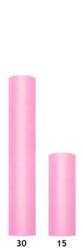 Tulle rose bébé 15cm