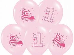 Ballons Pink 1. Geburtstag