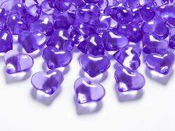 Coeurs décoratifs violets