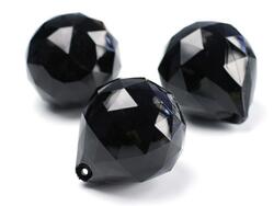 Diamants boule noirs 3,5x4,1 cm