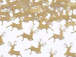 Confettis de renne dorés