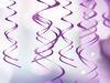 Cintre spirale de fête violet