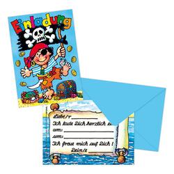 Cartes d'invitation planche de fosse pirate