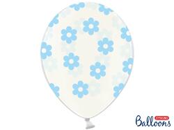 Ballon Fleur bleu
