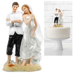 Gâteau de mariage sur la plage