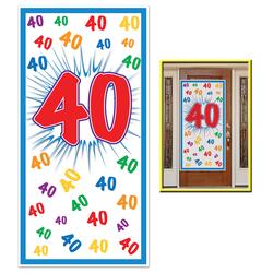 40 Jahre Geburtstag Tür Cover