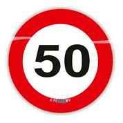 Streu Deko Traffic Signs 50
