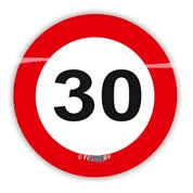 Streu Deko Traffic Signs 30